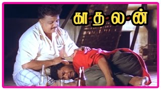 Kadhalan Tamil Movie  Scenes  Prabhu Deva reveals he loves Nagma to SPB  Girish Karnad [upl. by Mossolb132]