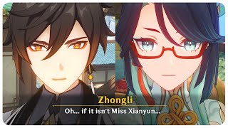 Xianyun and Zhonglis Awkward Reunion Cutscene Xianyun Story Quest  Genshin Impact 44 [upl. by Negroj]