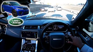 RANGE ROVER SVR MOTORWAY POV DRIVE IN LDN [upl. by Assed]