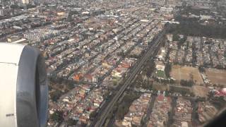 ATERRIZAJE MEXICO MAGNICHARTERS  APPROACH AND LANDING IN MEXICO CITY [upl. by Inaffets]