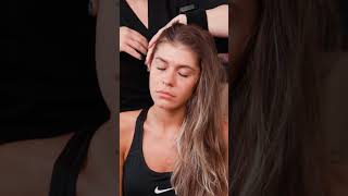 ASMR relaxing neck and facial massage for girl Lilia asmrmassage [upl. by Gretchen]