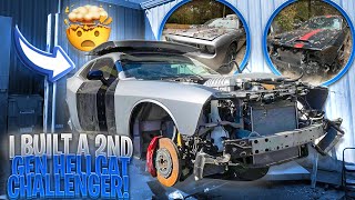 I HELLCAT SWAPPED A 2ND GEN CHALLENGER [upl. by Icats]