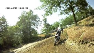 Motocross Rivarolo Canavese MX2 Over40 29052011 [upl. by Eilsil]