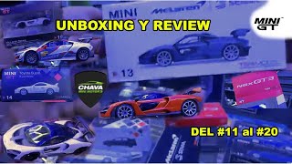 Unboxing y Review del 11 al 20 de MINI GT [upl. by Wald]