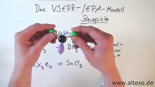 VSEPR EPAModell  Strukturen bei 3 Elektronenpaaren [upl. by Losiram]