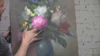 FREE Full video quotseminar flowersquot painter Igor Sakharov [upl. by Eenwahs49]