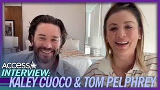 Kaley Cuoco Gushes About Family Holiday Plans w Tom Pelphrey [upl. by Kitarp454]