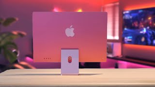 Pink iMac M4 with NanoTexture Glass First Impressions [upl. by Mile]