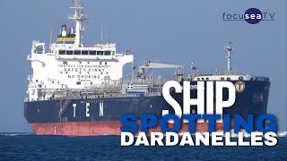 Shipspotting at Dardanelles “Canakkale Strait” with vessel footage June 2024 shipspotting [upl. by Latreese533]