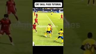 Cr7 crazy passing skills 💥 tutorialfootballshortsfootballskillsfootballsoccertricks [upl. by Hootman]