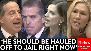 SUPERCUT The Most Shocking Moments From Wednesdays Hunter Biden Contempt Of Congress Hearings [upl. by Nairam]