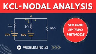 KIRCHHOFFS CURRENT LAW  NODAL ANALYSIS SOLVED PROBLEMS 2 IN ELECTRICAL ENGINEERING TIKLESACADEMY [upl. by Nylassej13]