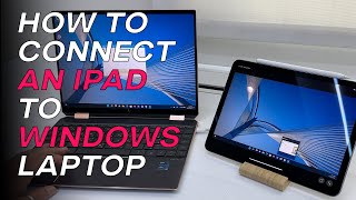 How to use an iPad as a second monitor on a Windows laptop [upl. by Ahsiekan]