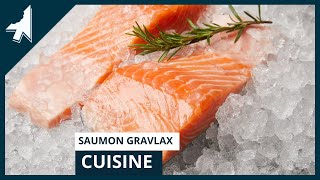 Le saumon gravlax  recette de cuisine rapide [upl. by Nilson]