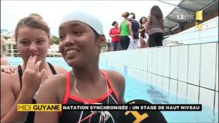 Natation  Un stage de haut niveau  Guyane 1ère [upl. by Elem]