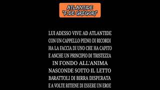 F De Gregori Atlantide Base Karaoke [upl. by Witty777]