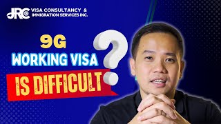 9G Working Visa is DIFFICULT [upl. by Purse]