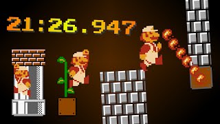 Super Mario Bros The Lost Levels Warpless 84 in 2126947 without loads [upl. by Urina]