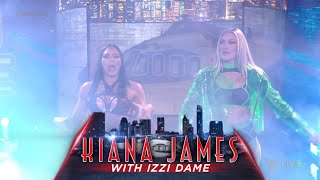 Kiana James with Izzi Dame Entrance  WWE NXT January 16 2024 [upl. by Lehcnom642]