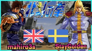 Fist Of The North Star  Hokuto no Ken  mahiro3s 🇬🇧 VS 🇸🇪 StayGolden  FLYCAST FIGHTCADE 2 [upl. by Yesdnil395]