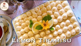 Lemon Tiramisu recipe  Best refreshing dessert [upl. by Ijuy]