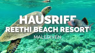 Hausriff Reethi Beach Resort Malediven 🏝️ [upl. by Ortrud55]