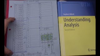 108 Understanding Analysis Feb 2024 Abbott Ch 1 2 3 [upl. by Oramlub]