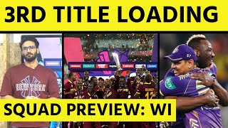 T20WC SQUAD ANALYSIS WEST INDIES MOST FEARED TEAM NO NARINE SAMMY FACTOR WI  SERIOUS BUSINESS [upl. by Rostand]