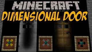 VIELE NEUE DIMENSIONEN  Dimensional Doors Mod  Minecraft Mod Review DEUTSCH [upl. by Ayanej]