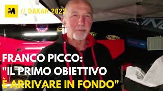 Dakar 2022 Franco Picco quotIl primo obiettivo è arrivare in fondoquot [upl. by Adnohs]