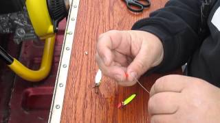 TIP UP FISHING FOR LATE SEASON PIKE [upl. by Ahseem]