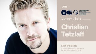 Christian Tetzlaff Violin Master Class  Lilia Pocitari [upl. by Howzell]