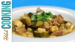 How to Make Green Posole  Hilah Cooking [upl. by Airotkiv]