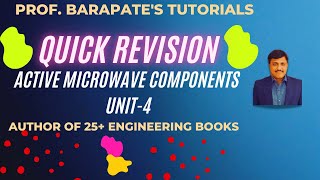 QUICK REVISION ACTIVE MICROWAVE COMPONENTS [upl. by Niklaus]