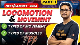 Locomotion and Movement 01  Types of Muscles  Types Of Movement  Class 11  NEETEAMCET 2024 [upl. by Rizika]