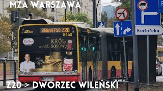 Solars Urbino 18 III 8462 MZA Warszawa  linia Z20 [upl. by Aseen]