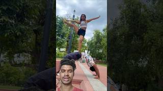 Bach Gaya 😱gymnast acrobatics stunt action balance couplegoals jmjahid07 [upl. by Quita]