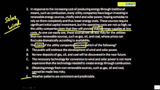 GMAT Verbal Critical Reasoning  2 [upl. by Devitt802]