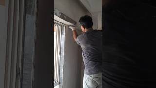 How to Apply Chunna Wall Putty for a Smooth Finish part 2 shorts shortsfeed [upl. by Fanya258]