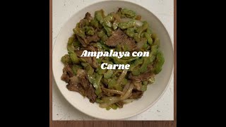 How to cook Ampalaya con Carne Easy recipe and yummy [upl. by Junna]