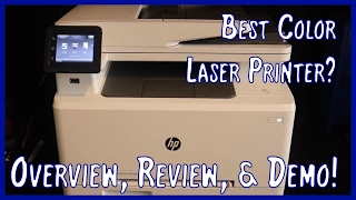 HP Color Laserjet Pro M277dw Overview Review and Demo  Best Color Laser Printer [upl. by Itch]