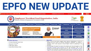 EPF eKYC Portal new update  EPFO eKYC Portal closed  PF ekyc portal not found [upl. by Naynek430]