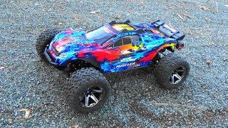 Traxxas Rustler 4x4 3s 6400mah Lipo Park Run [upl. by Hanonew]