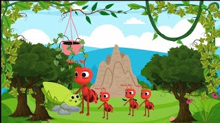 The Ant and the Grasshopper kid rhymes kid song simple and easy rhymes [upl. by Gardell]