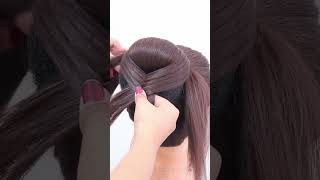 Easy hairstyles tutorial hairstyle easy supereasyhairstyle ytshorts shortvideo shortviral [upl. by Ias]