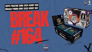 Pristine Euro Hobby 2024 amp Mosaic Euro 2020 Hobby  Euro 2024 Special Break  BREAK 164 [upl. by Labotsirc]