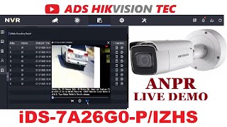 Hikvision ANPR Camera Configuration iDS ANPR Configuration [upl. by Arriat395]