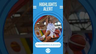 Alexakis Impresses with a Powerful Dunk and Solid Block shorts shortsfeed shortsvideo [upl. by Neelrak585]