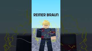 Roblox Cosplays Reiner Reveal [upl. by Bethina]