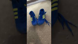 My wrestling shoes then vs nowfyp shorts cool wrestling [upl. by Nirual]